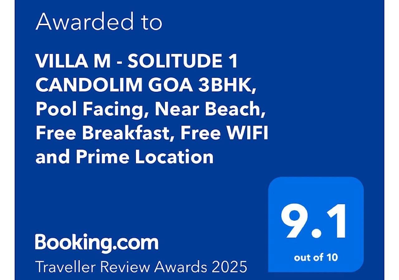 Villa M - Solitude 2 Candolim Goa 3Bhk, Pool Facing, Near Beach, Free Breakfast, Free Wifi And Prime Location Ngoại thất bức ảnh